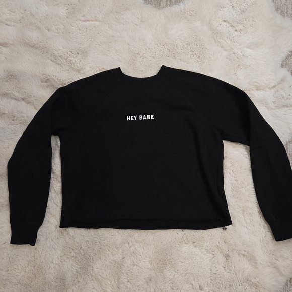 Brunette The Label Tops - Womens Cropped Sweatshirt
